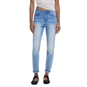 Desigual Light Blue Cotton Skinny Jean
