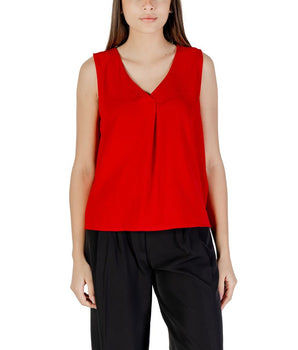 Only Red Recycled Polyester Tank Top