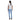 Desigual Light Blue Cotton Skinny Jean