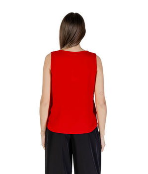 Only Red Recycled Polyester Tank Top