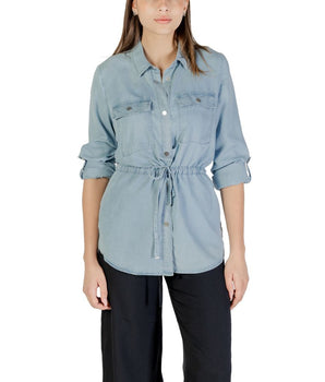 Only Light Blue Tencel Blouse