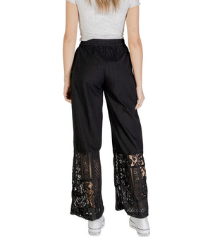 ICHI black cotton pants