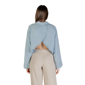 Only Light Blue Lyocell Shirt