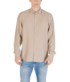 Antony Morato Beige Viscose Shirt