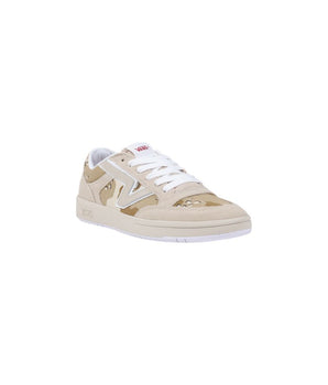 Vans Beige Suede Leather Low Top Sneakers