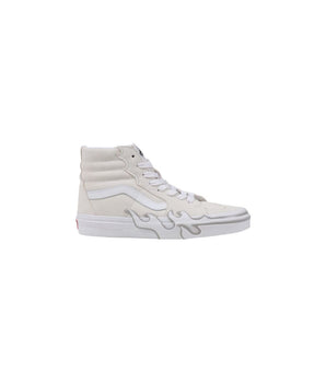 Vans White Suede Leather High Top Sneakers
