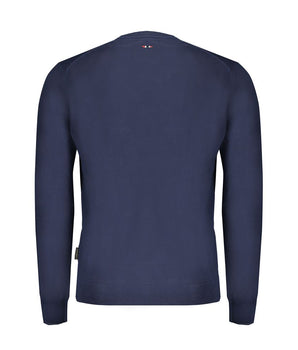 Napapijri Blue Cotton Sweater