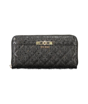 Guess Jeans Black Polyethylene Women Wallet