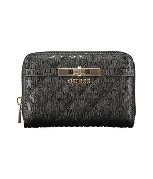 Guess Jeans Black Polyethylene Women Wallet
