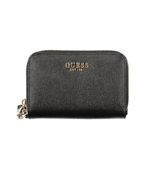 Guess Jeans Black Polyethylene Women Wallet