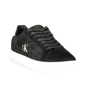 Calvin Klein Black Leather Men Sneaker