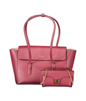 Coccinelle Red Leather Women Handbag