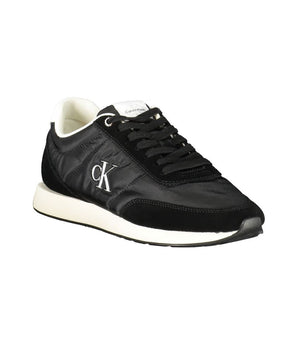 Calvin Klein Black Recycled Polyester Men Sneaker