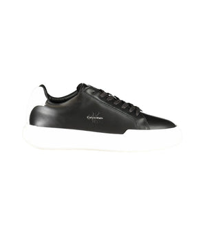 Calvin Klein Black Leather Men's Sneaker