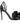Dolce & Gabbana Black Leather Ankle Strap Heel Sandals Shoes