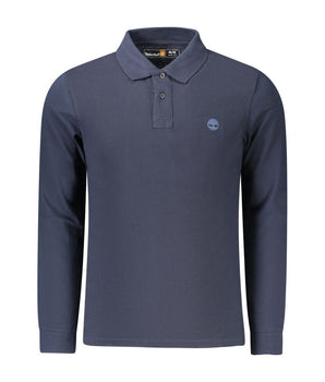 Timberland Blue Cotton Men Polo Shirt
