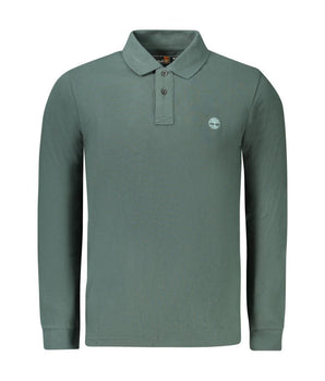 Timberland Green Cotton Men Polo Shirt