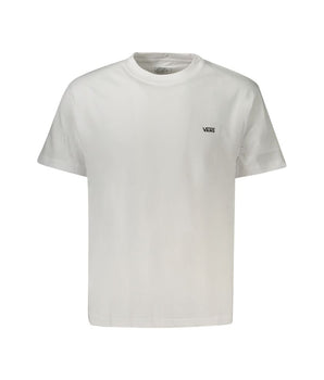 Vans White Cotton Men T-Shirt