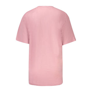 Vans Pink Cotton Women T-Shirt