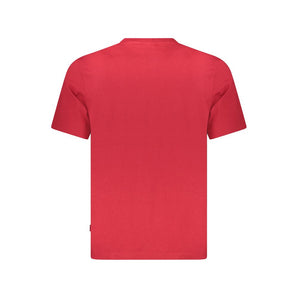 Pepe Jeans Red Cotton Men T-Shirt