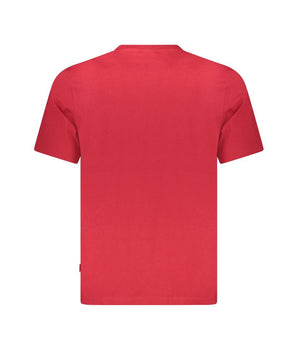 Pepe Jeans Red Cotton Men T-Shirt