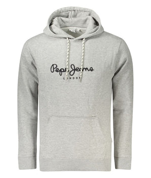 Pepe Jeans Gray Cotton Men Sweater