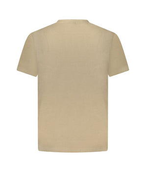 Napapijri Brown Cotton Men T-Shirt