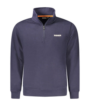 Napapijri Blue Cotton Men Sweater