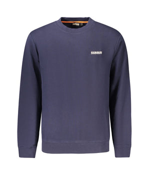 Napapijri Blue Cotton Men Sweater