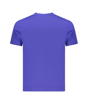 Napapijri Blue Cotton Men T-Shirt