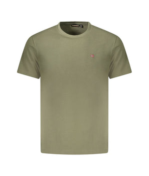 Napapijri Green Cotton Men T-Shirt