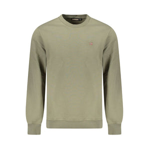 Napapijri Green Cotton Men Sweater
