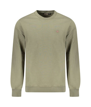 Napapijri Green Cotton Men Sweater