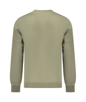 Napapijri Green Cotton Men Sweater