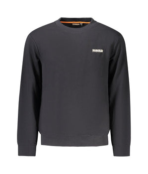 Napapijri Black Cotton Men Sweater