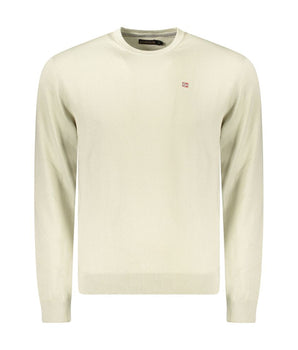 Napapijri Beige Cotton Men Sweater