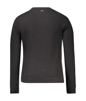 Napapijri Black Cotton Men Sweater