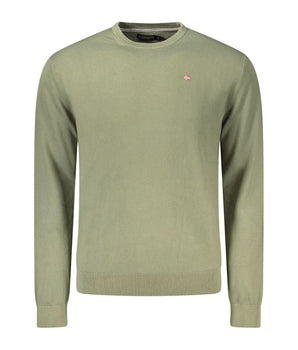 Napapijri Green Cotton Men Sweater