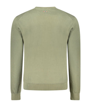Napapijri Green Cotton Men Sweater