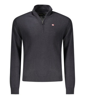 Napapijri Black Wool Men Sweater