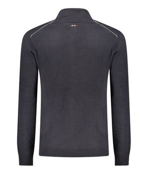 Napapijri Black Wool Men Sweater