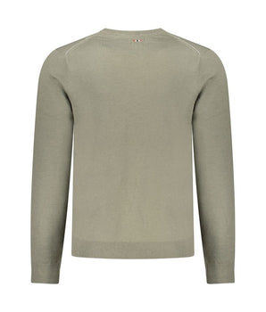 Napapijri Green Wool Men Sweater