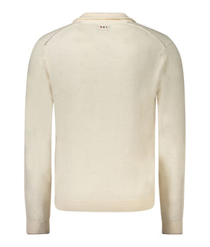 Napapijri White Wool Men Sweater