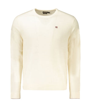 Napapijri White Wool Men Sweater