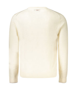 Napapijri White Wool Men Sweater