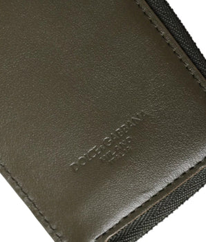 Dolce & Gabbana Multicolor Calfskin Leather Logo Card Holder Women Wallet