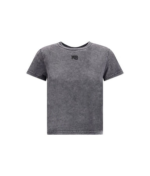 Alexander Wang Gray Cotton T-Shirt