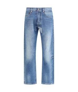 Margiela Blue Cotton Jeans Denim