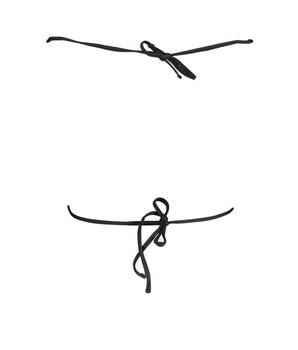 Karl Lagerfeld Black Elastane Swimwear