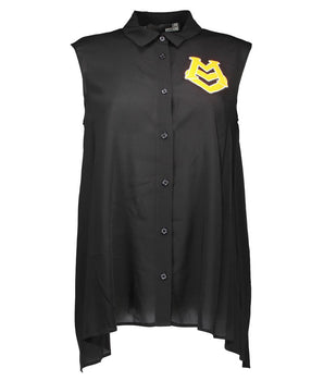 Love Moschino Black Viscose Shirt